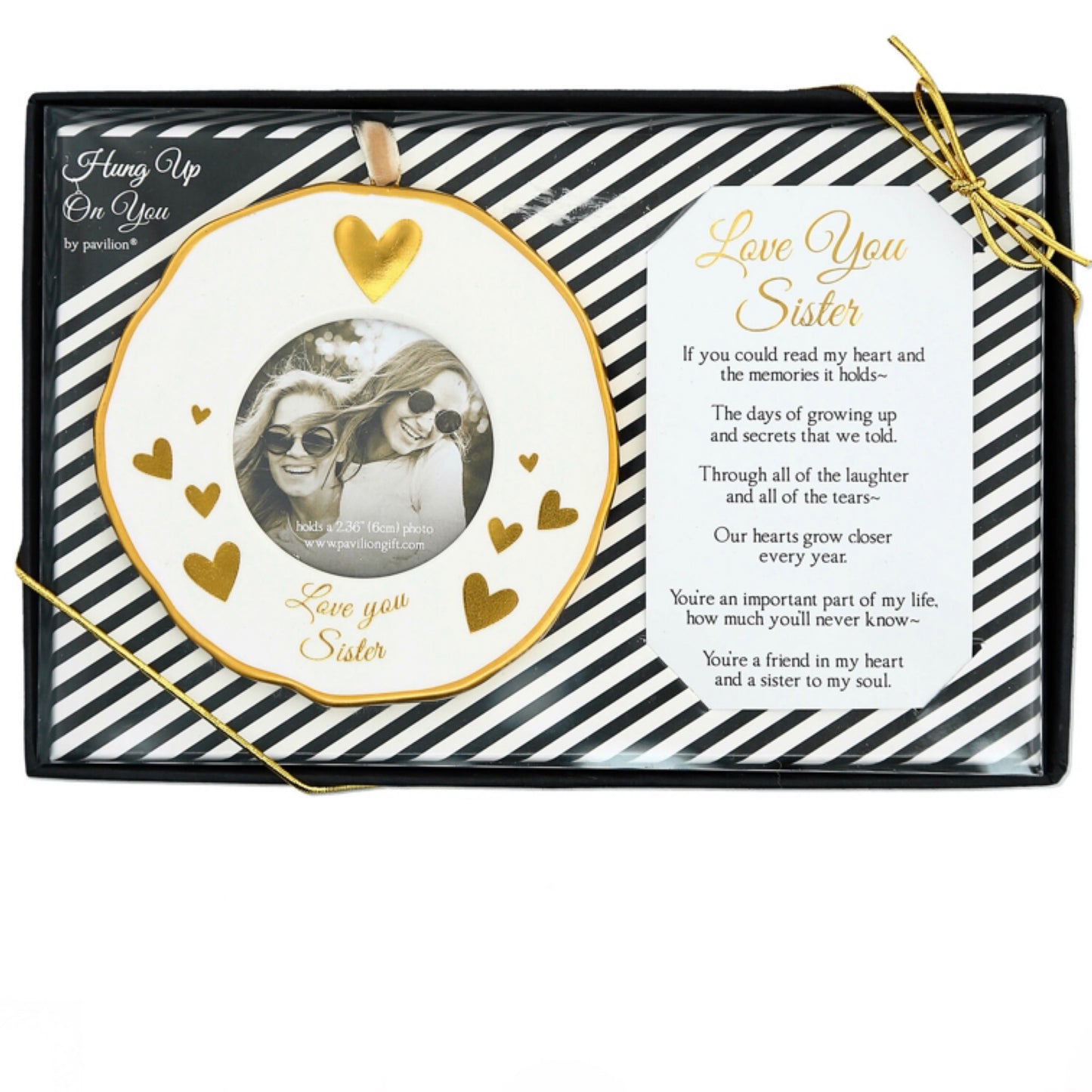 Love You Sister Photo Frame Ornament