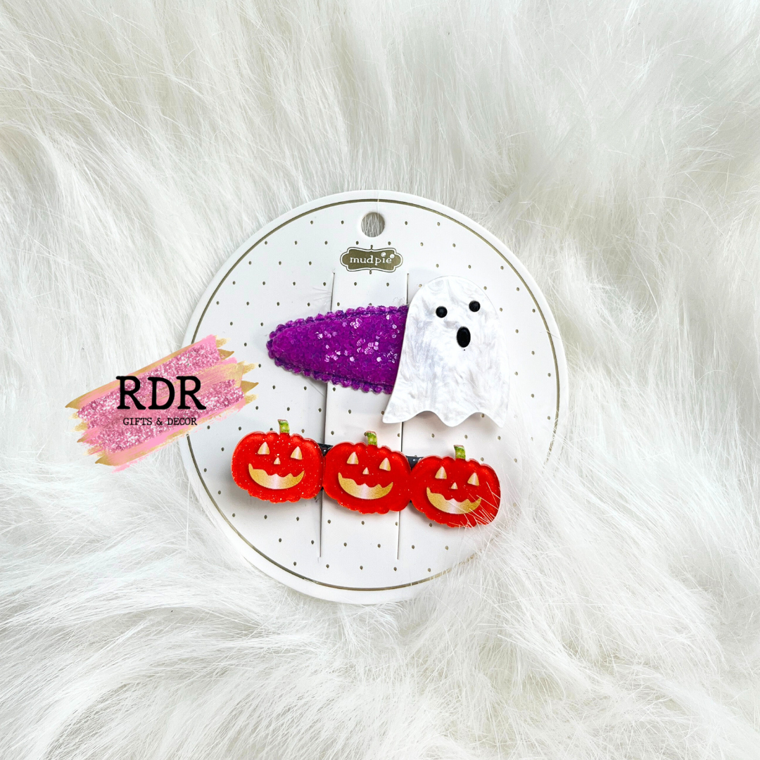 Mud Pie Girl Halloween Hair Clips