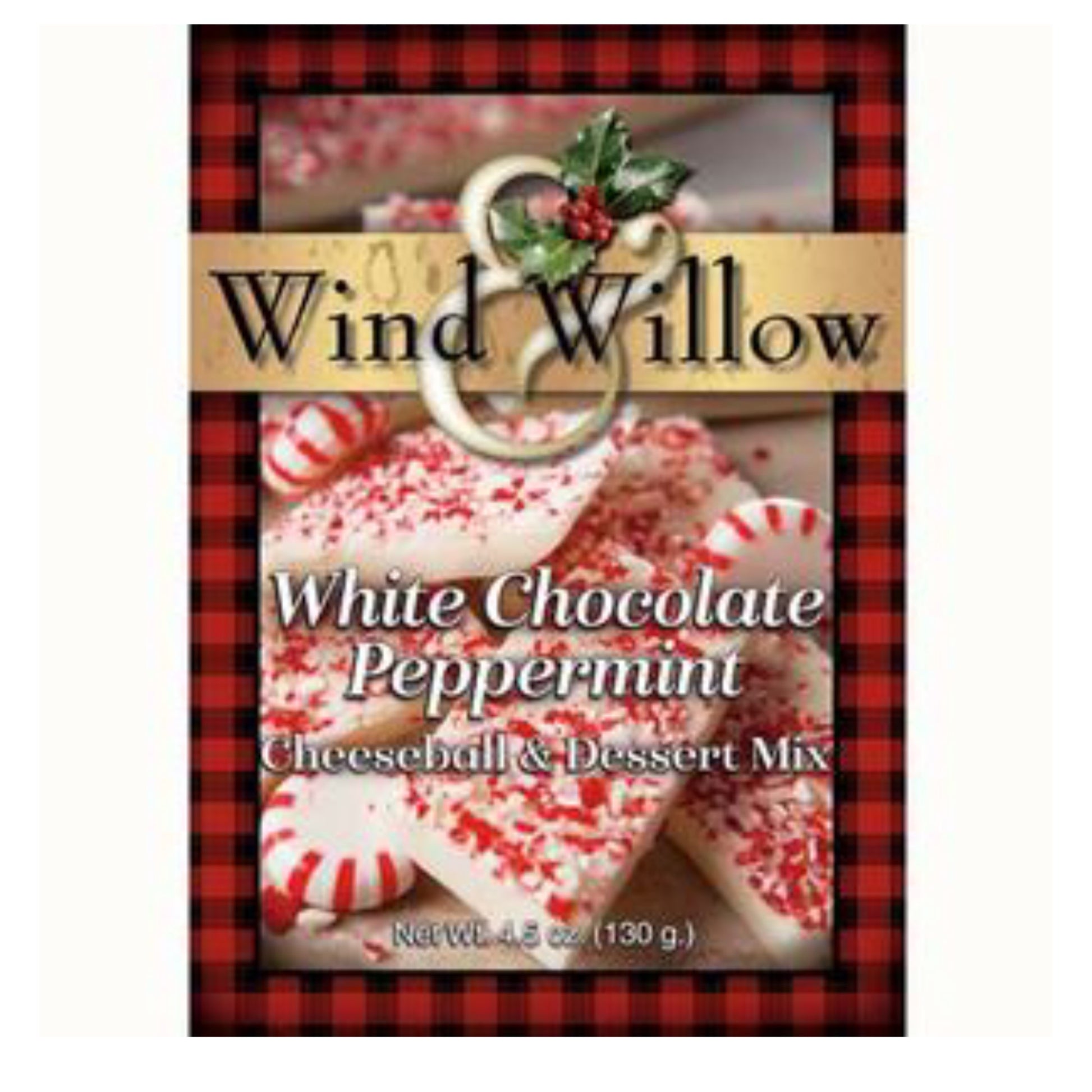 Wind & Willow White Chocolate Peppermint Cheeseball & Desert Mix