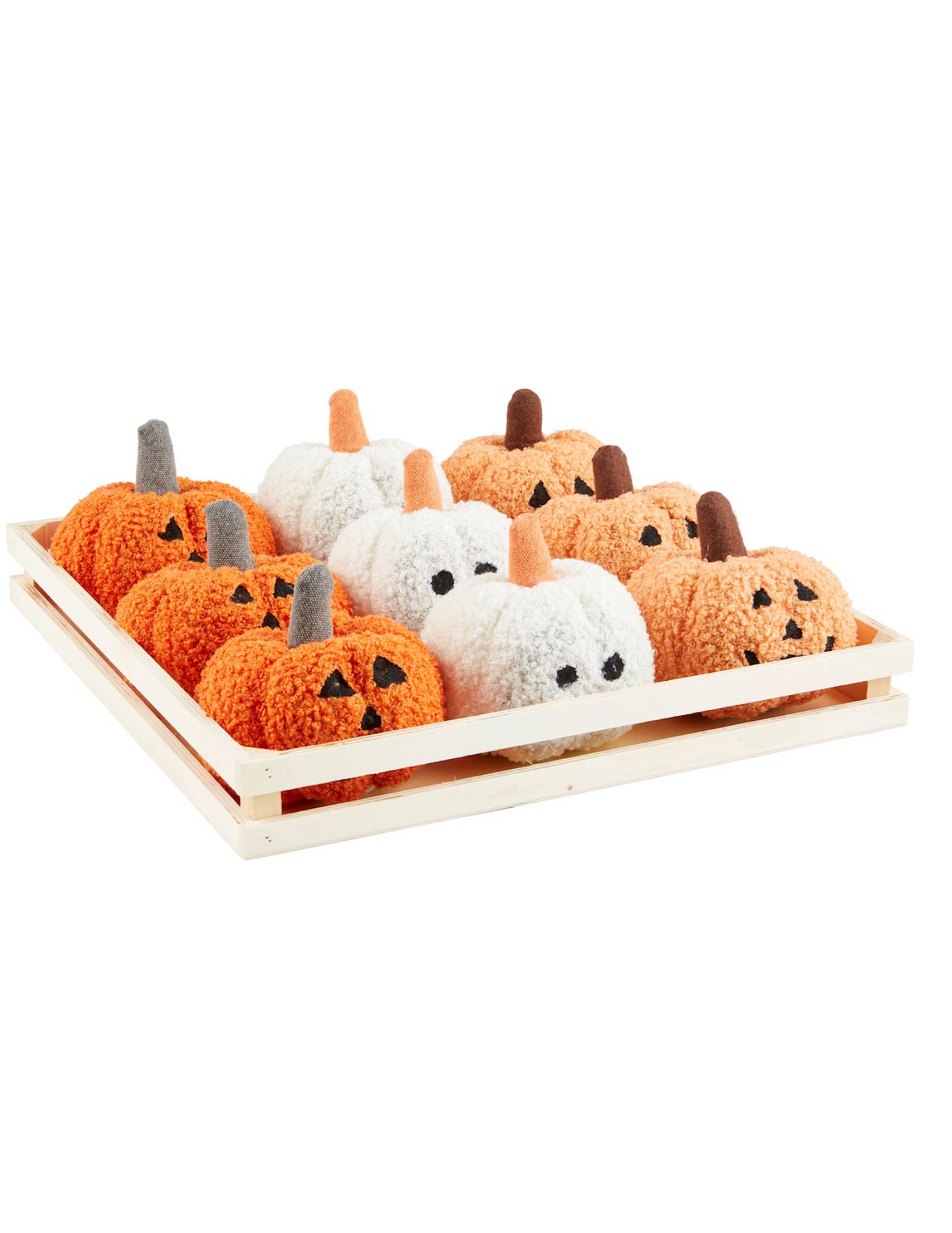 Mud Pie Small Plush Light Up Pumpkins