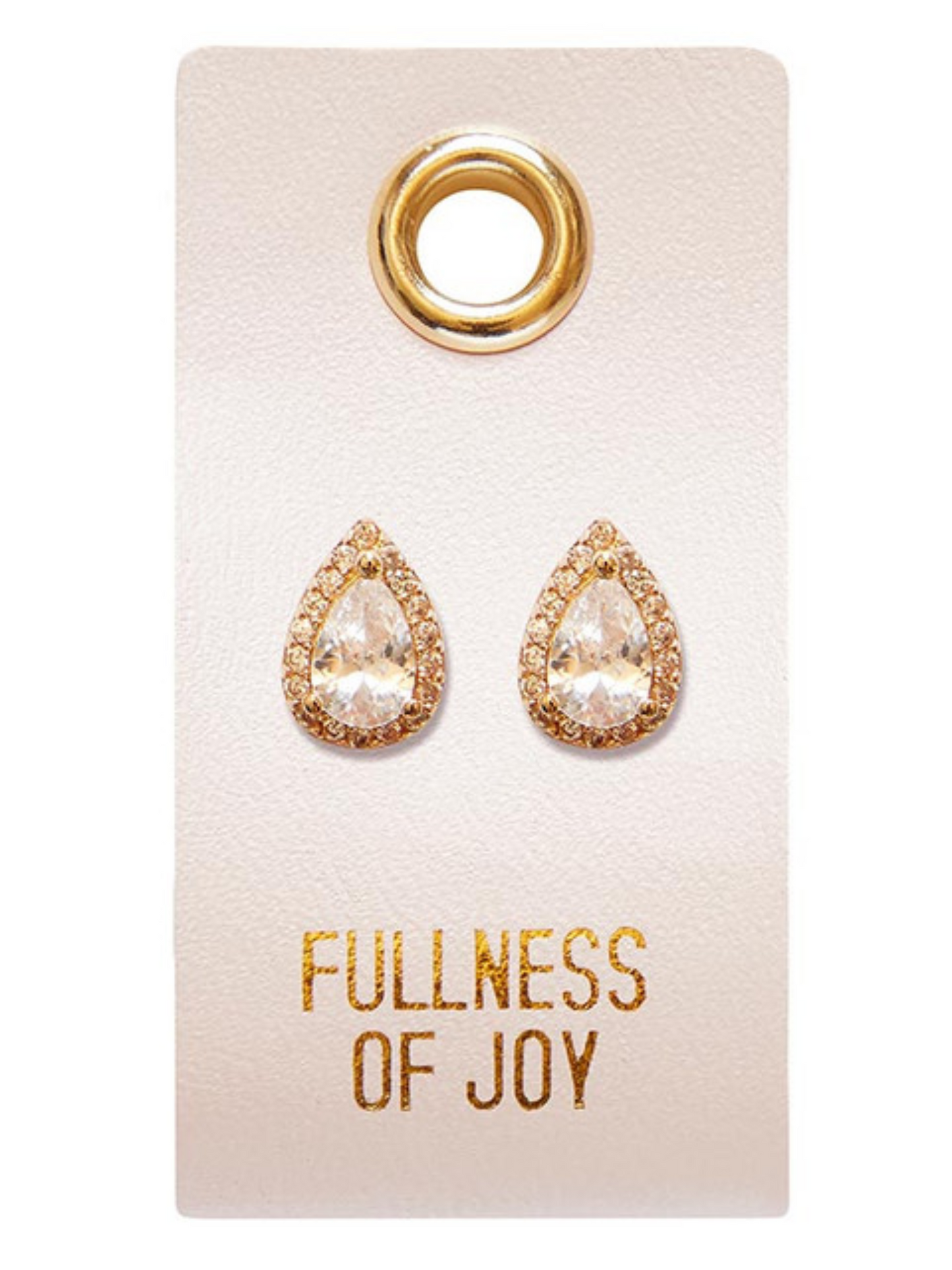 Children's Leather Tag Earrings