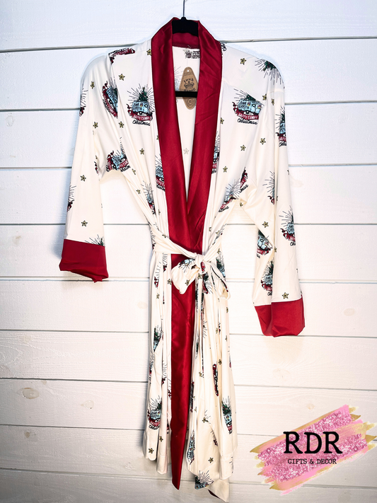 Happy Campy Christmas Soft Robe