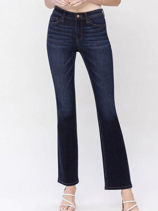 Vervet Miranda Mid Rise Boot Cut Jeans