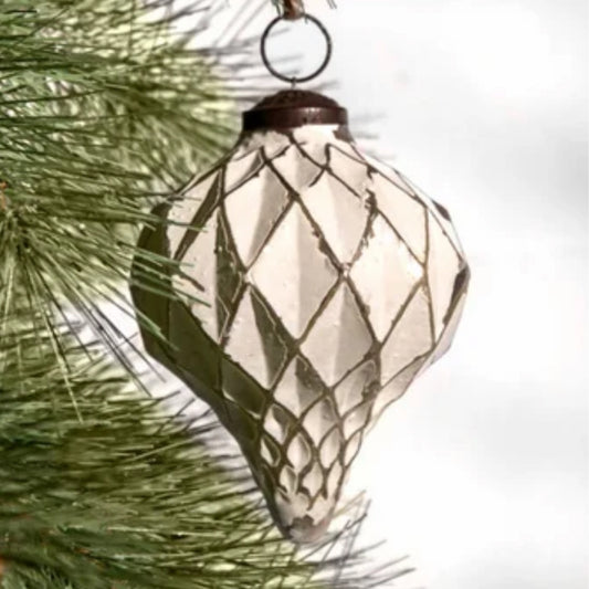 Diamond Pattern Christmas Ornament