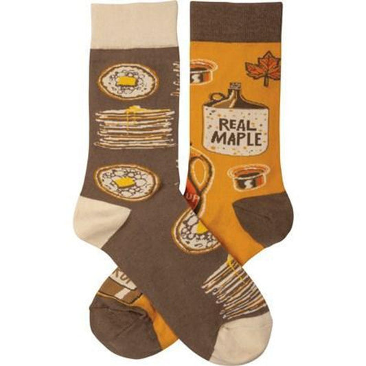 Pancake & Syrup Socks