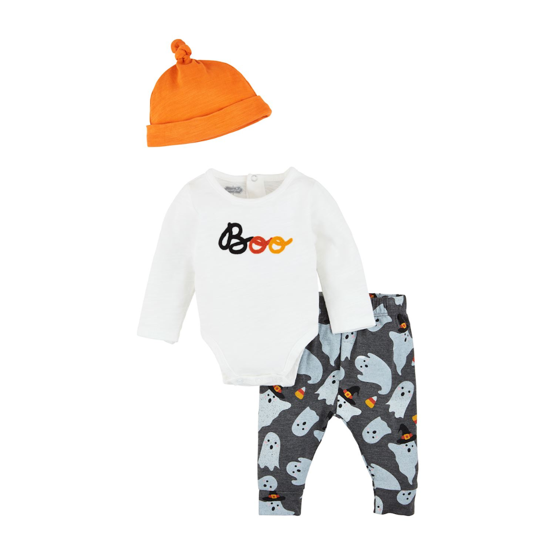 Mud Pie Boo Baby Crawler Set