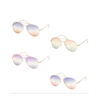 Weekend Gold Aviator- Mirrored Lens