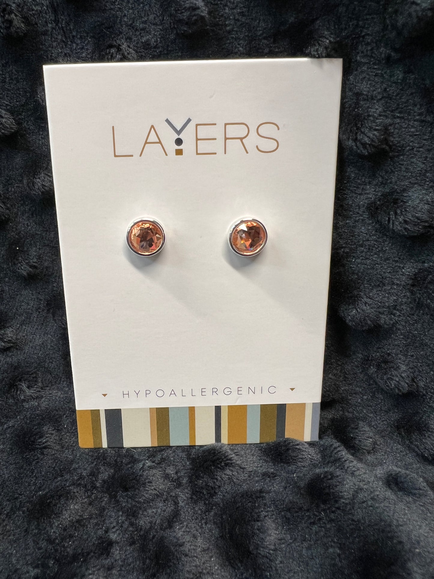 Layers Silver-tone Earrings