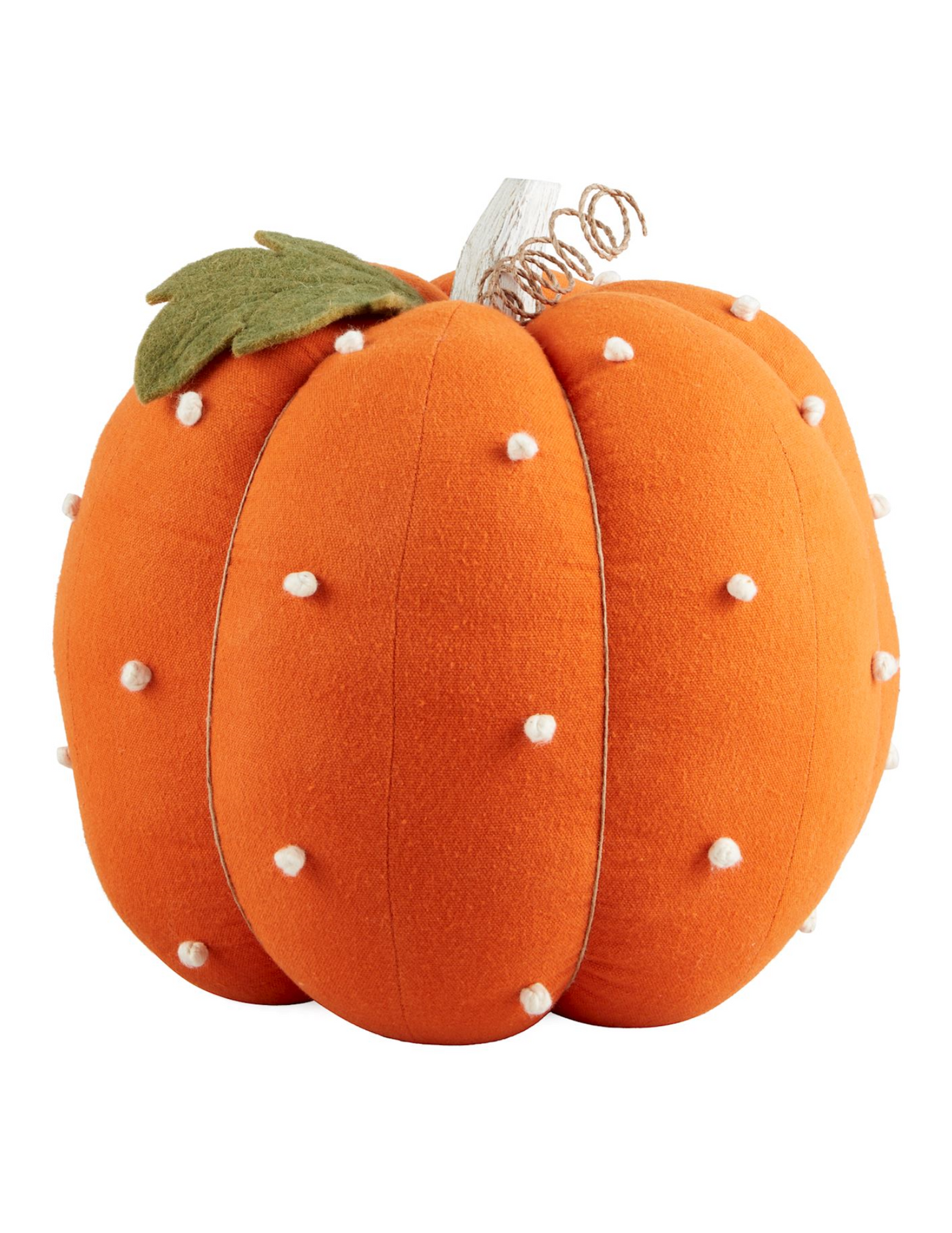 Mud Pie Dotted Stuffed Pumpkin