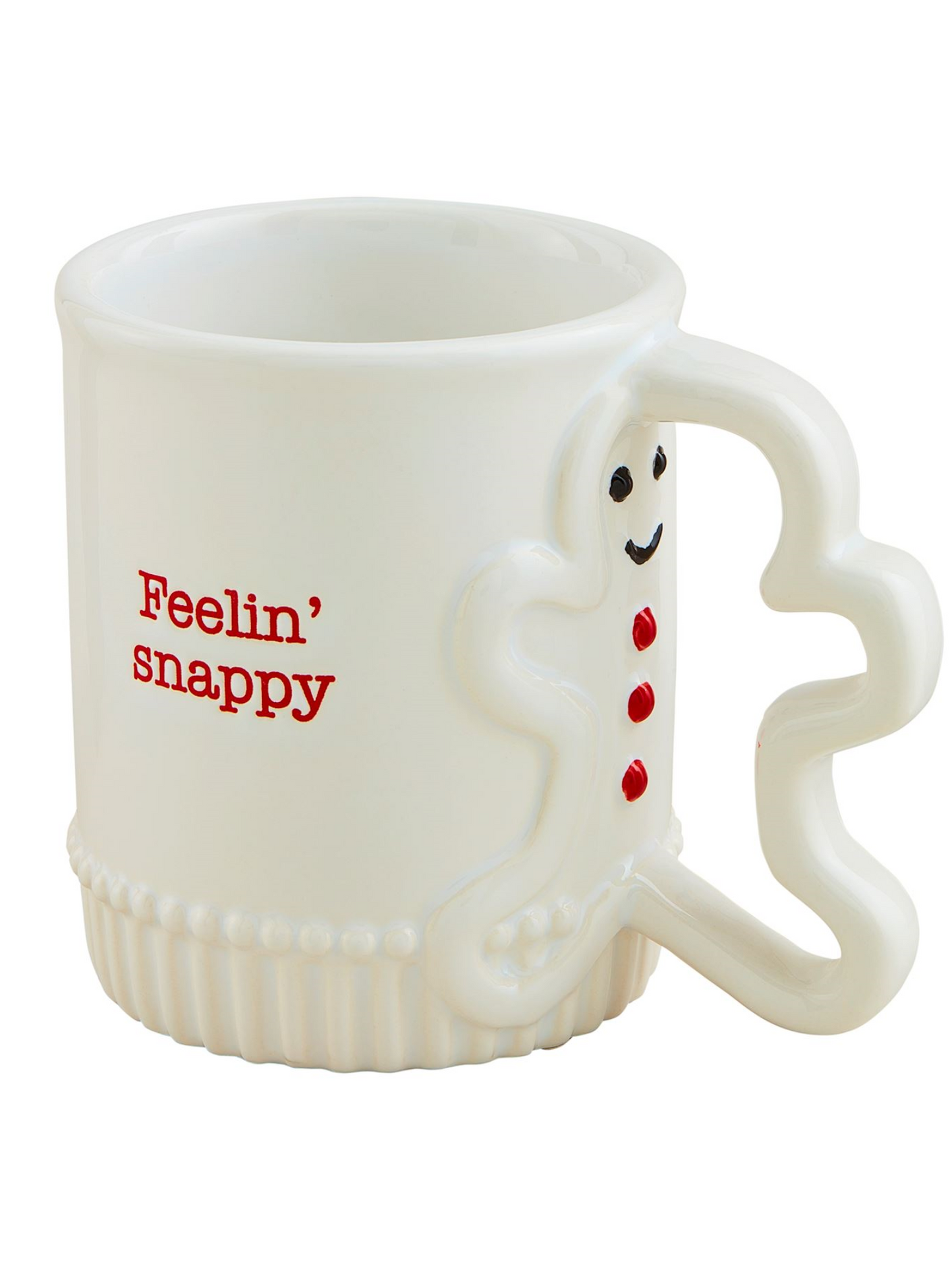 Mud Pie Figural Handle Mug