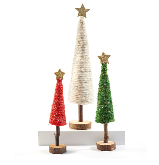 Set of 3 Wool Tree's