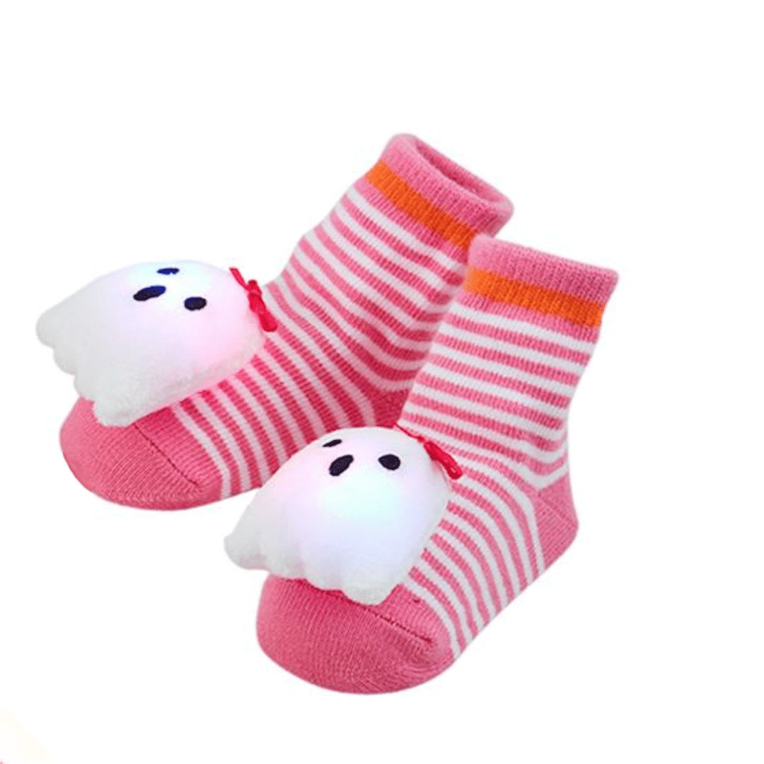 Mud Pie Halloween Light Up Socks- 0-12 Months