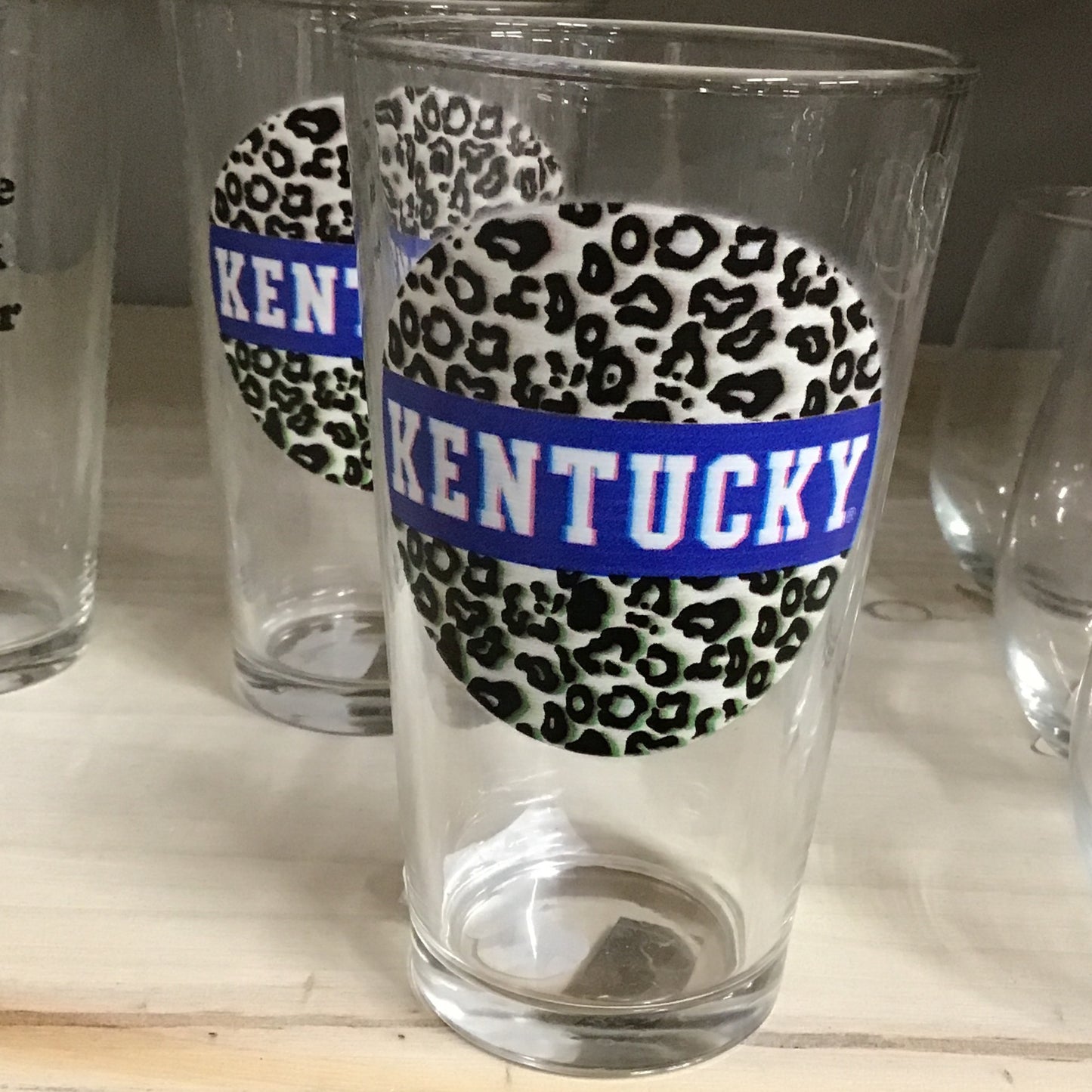 17oz Kentucky Leopard Mixing Glass
