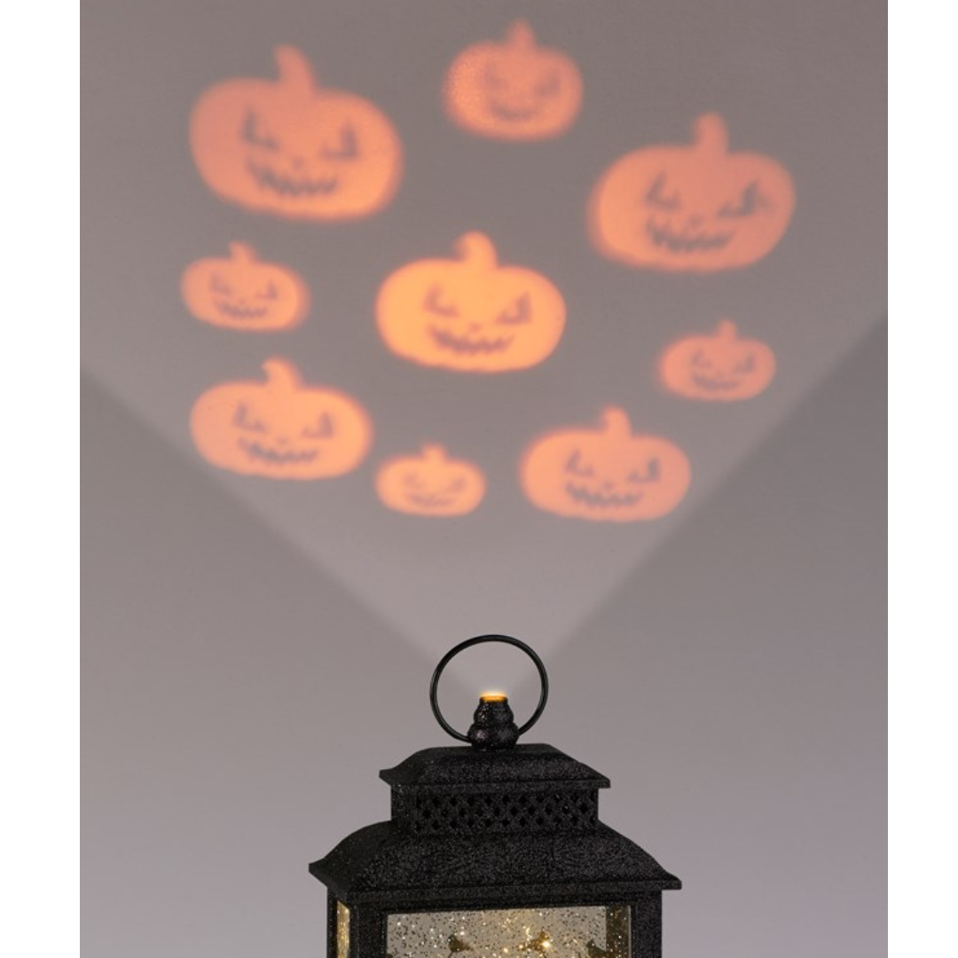 LED Water Lantern w/Projector - Pumpkins