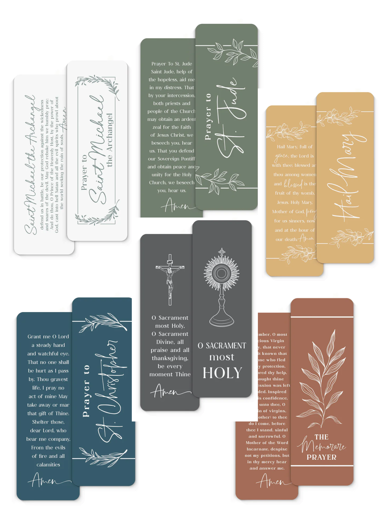 Assorted Prayer Bookmarks