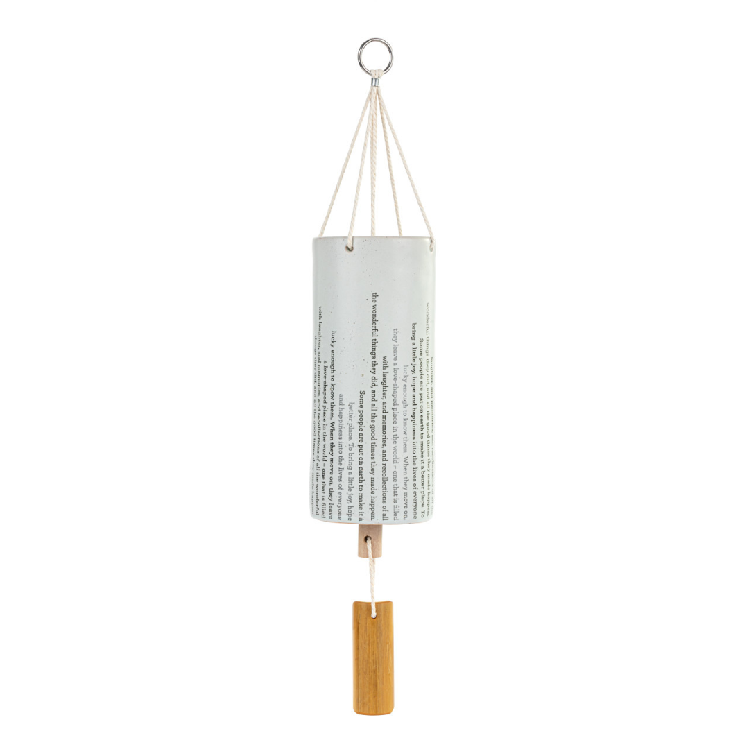 Remembrance Stoneware Wind Chime