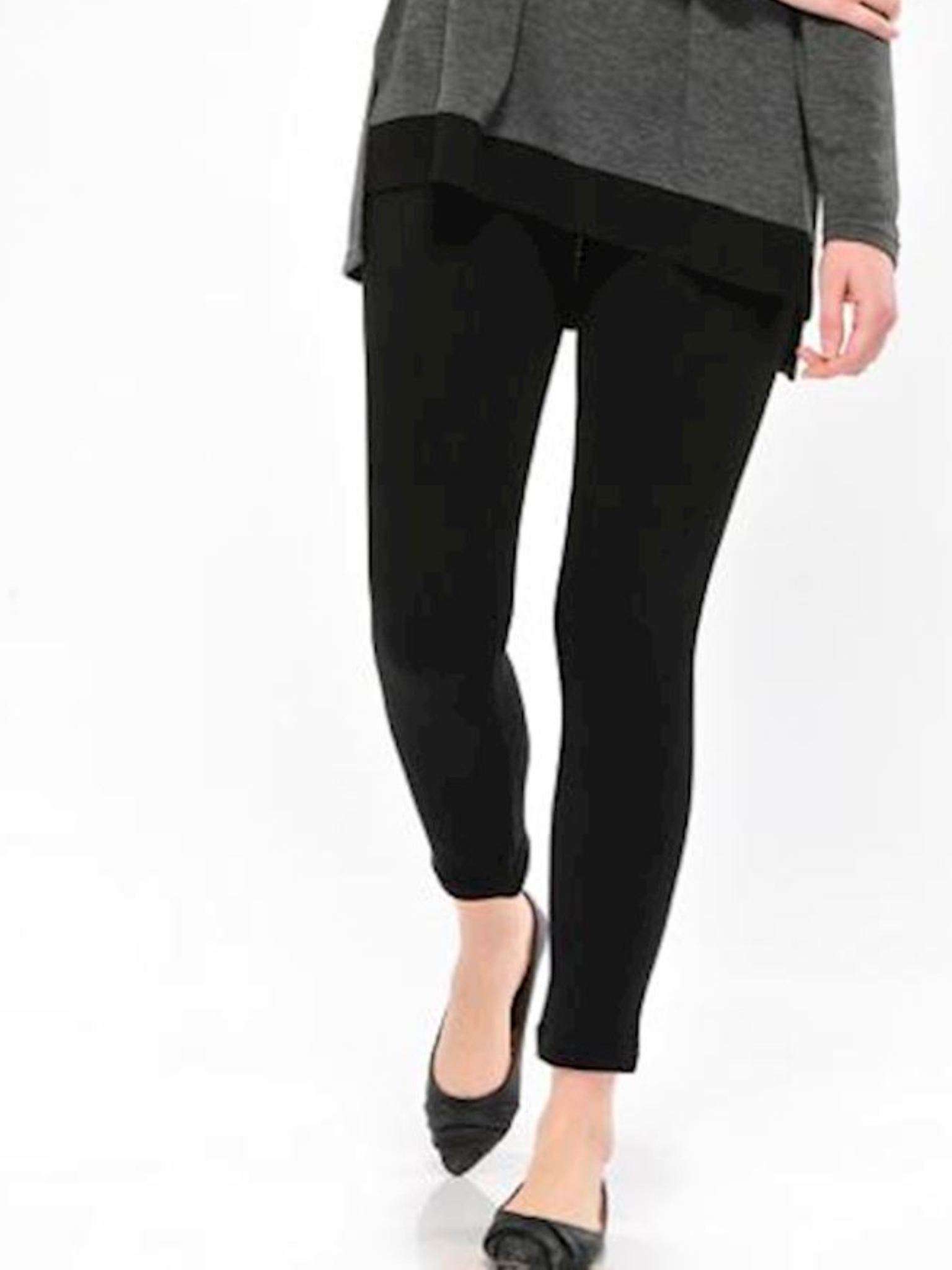 Charlie Paige Black Fleece Lined Leggings