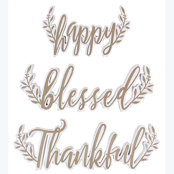 Wood Tabletop Word Sign