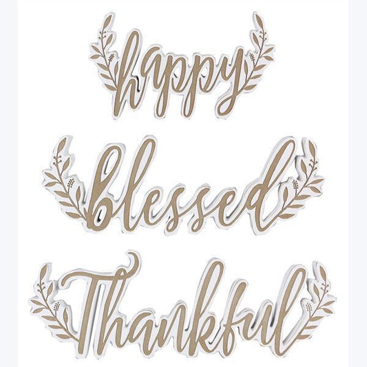 Wood Tabletop Word Sign