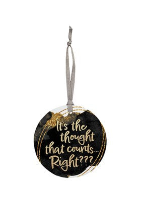 Thought That Counts Round Gift Tag