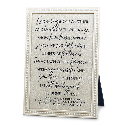 Resin Tabletop Plaque