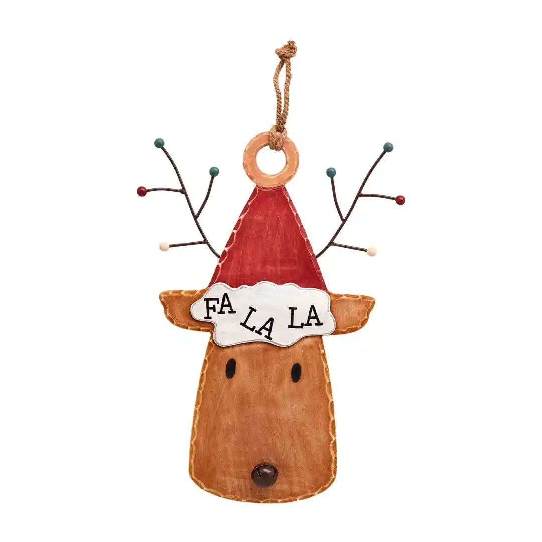 Mud Pie Wooden Christmas Door Hanger