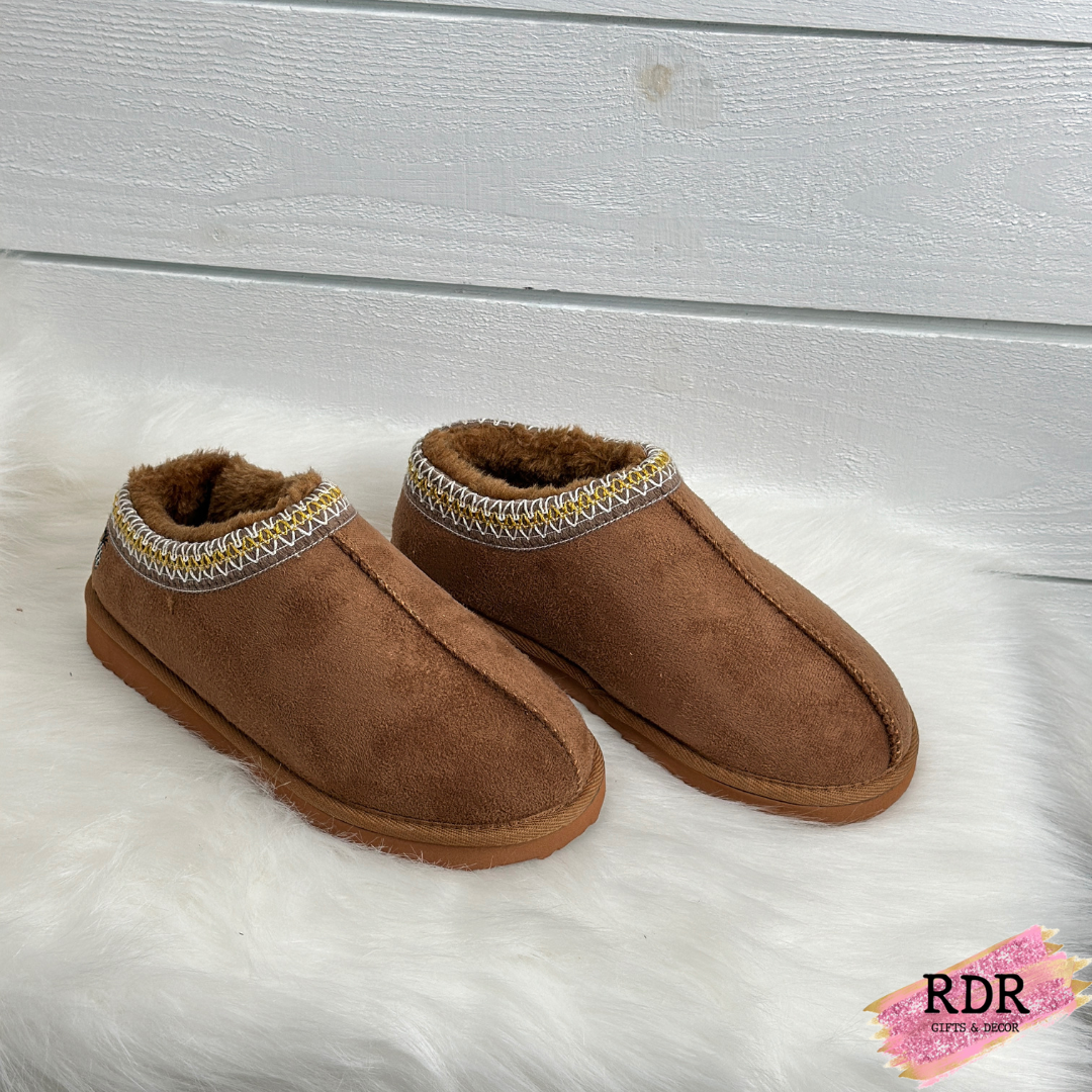Simply Southern Brown Slippers