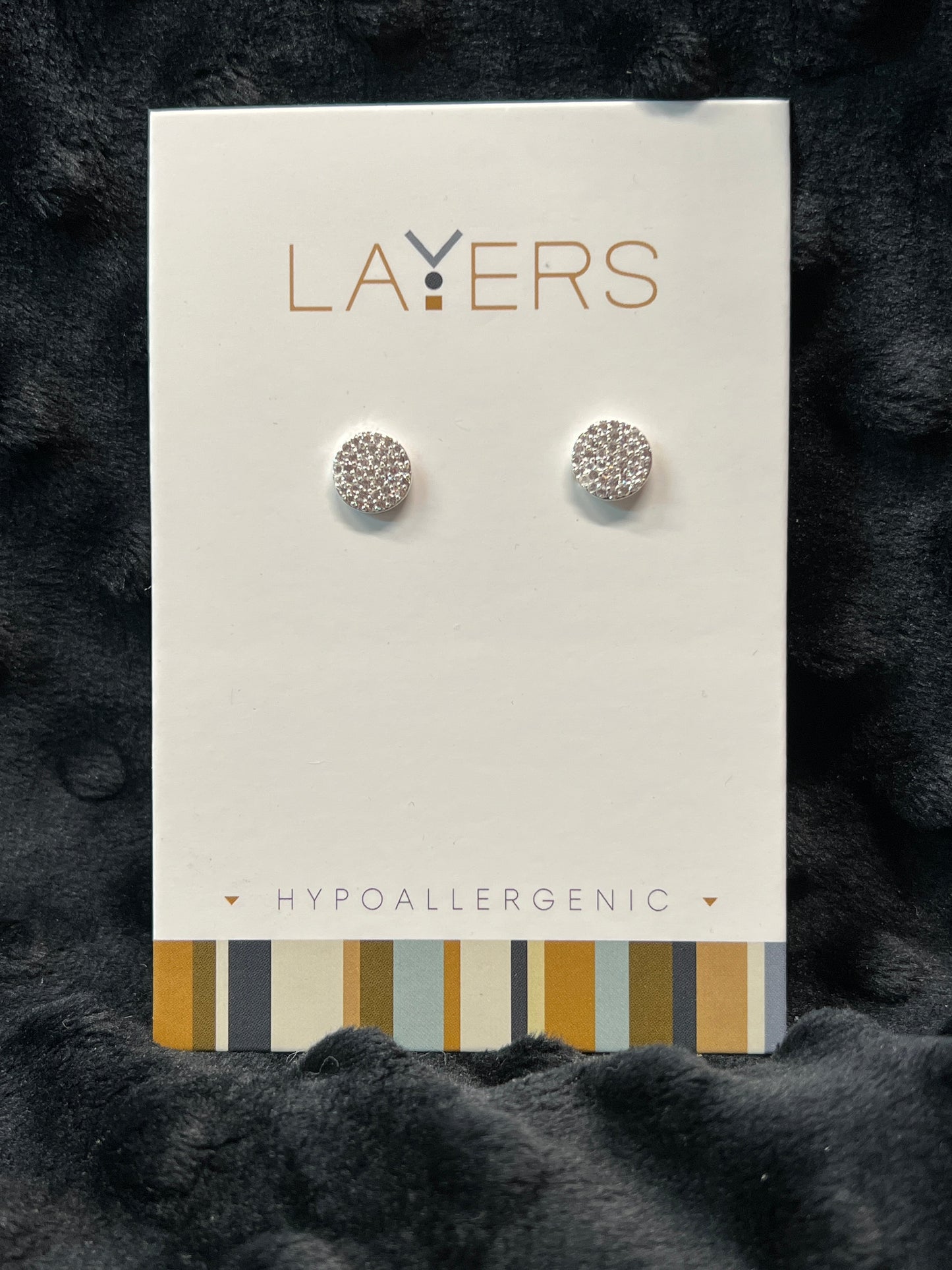 Layers Silver-tone Earrings