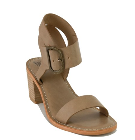 Beast Taupe Senna Ankle Strap Heel