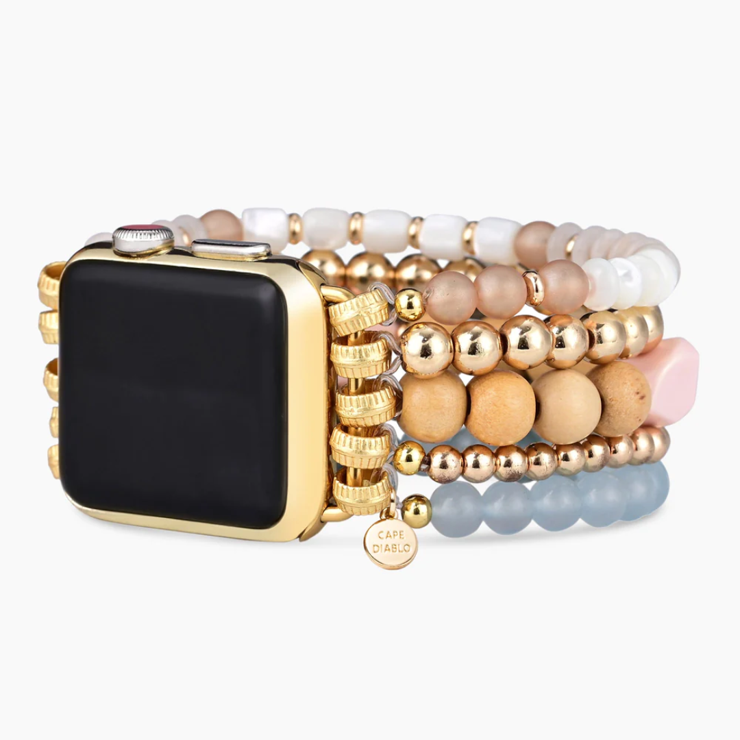 Cape Diablo Apricot Mist Stretch Apple Watch Strap