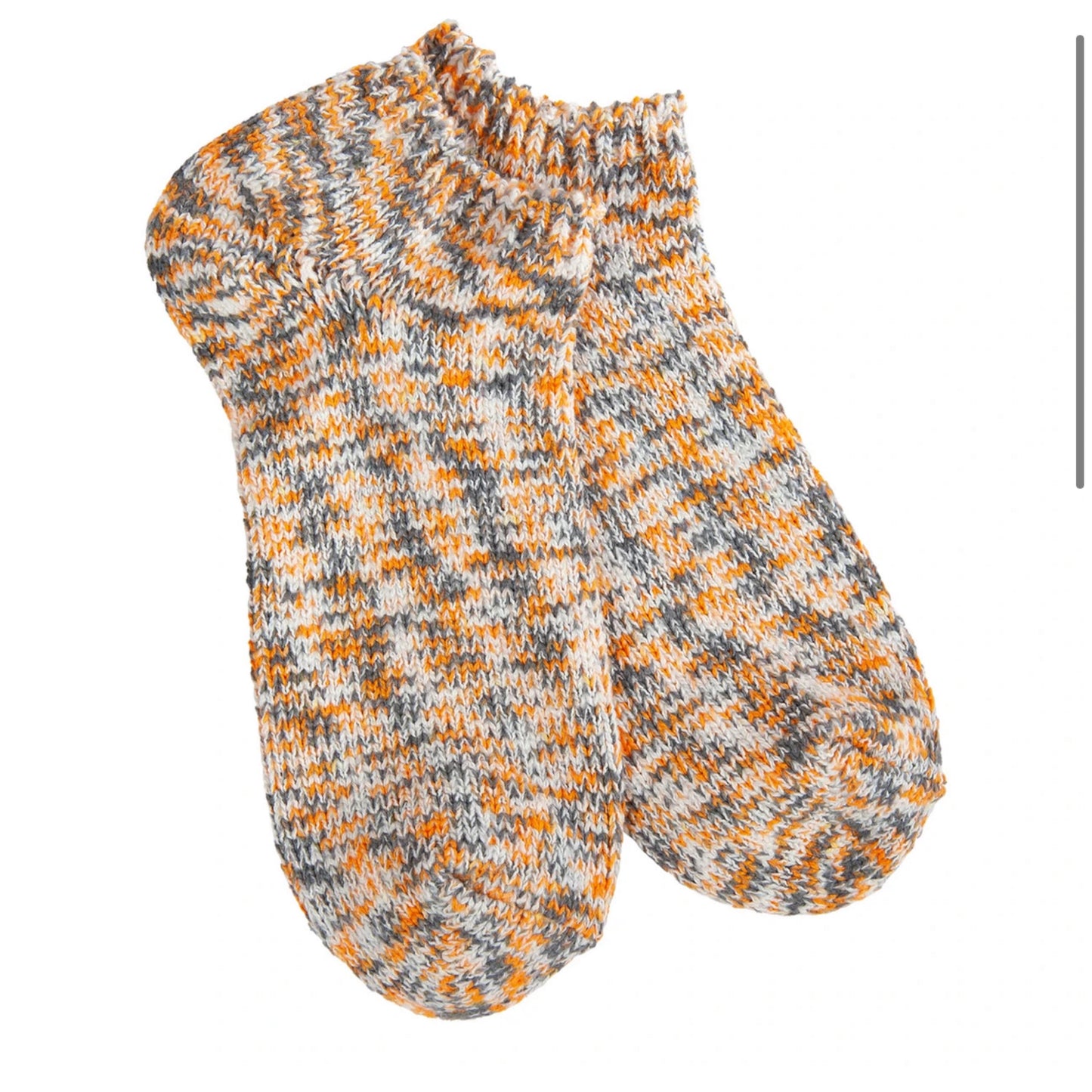 Team Multi Orange Low Cut Socks