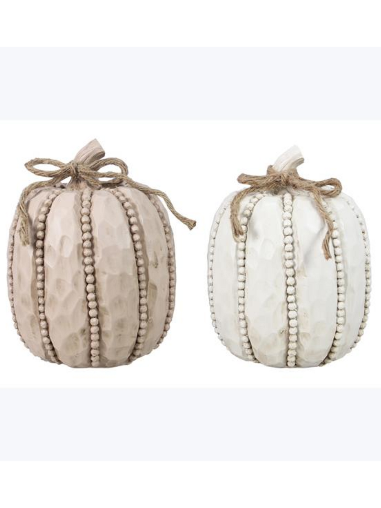 Resin Boho Pumpkin Decor