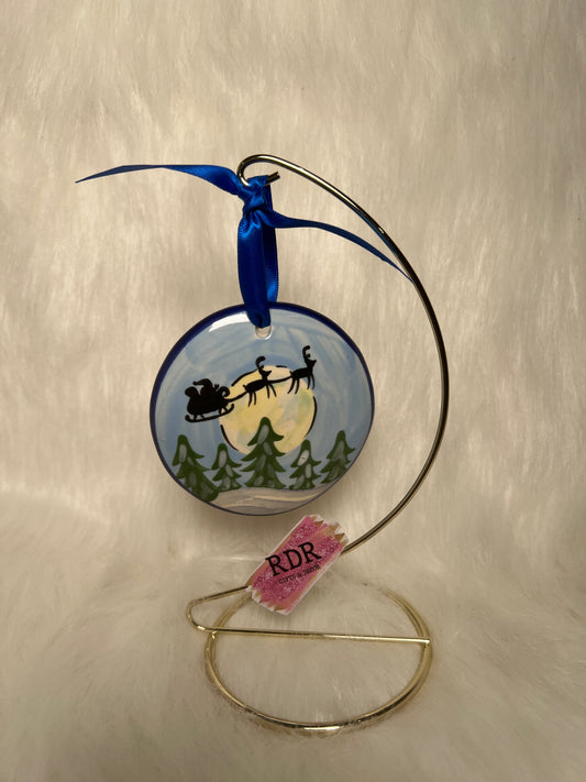 Nola Watkins Traditional Round Hand Painted Ornament