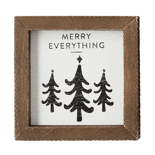 Mini Wood Sign - Merry Everything