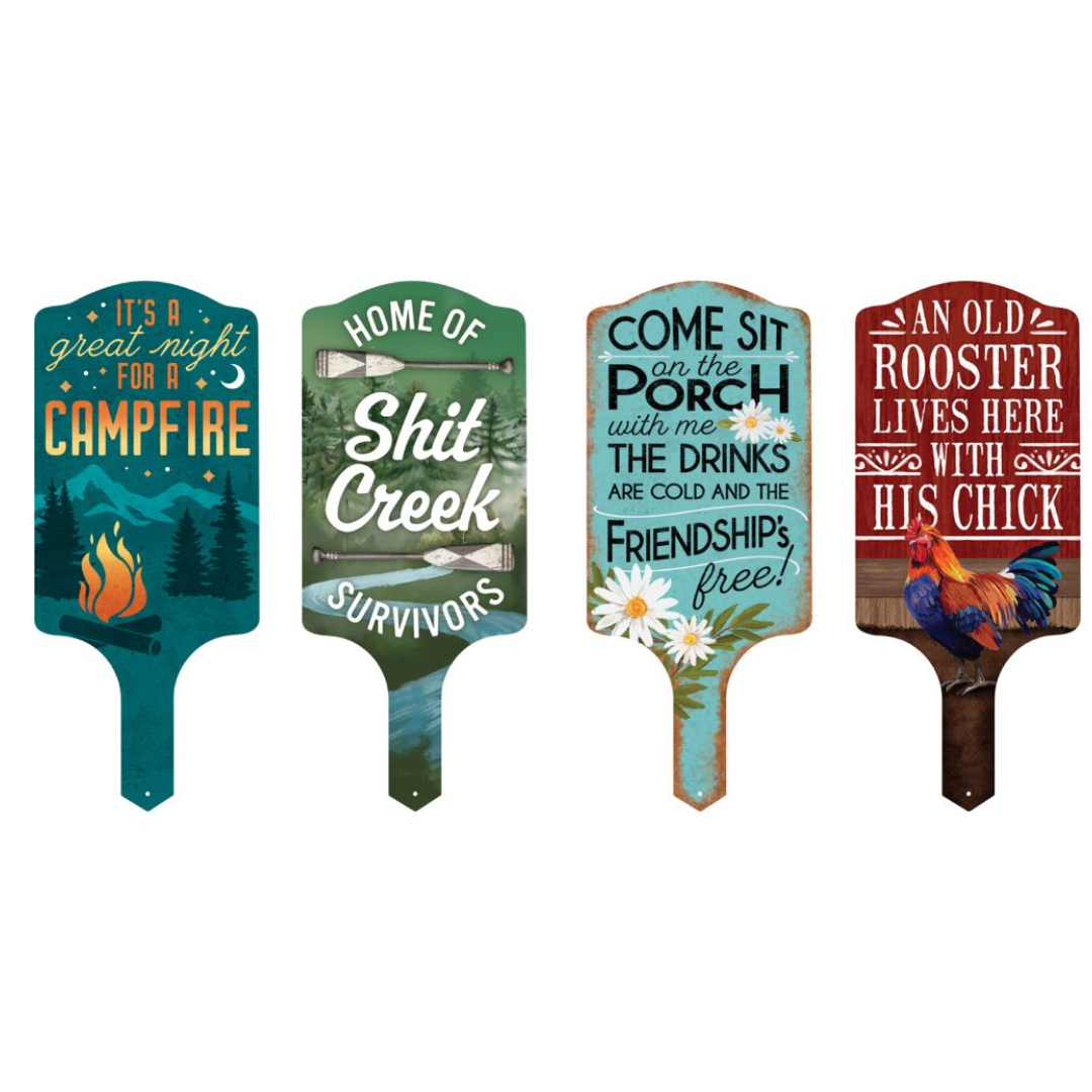 Metal Garden Stake Sign