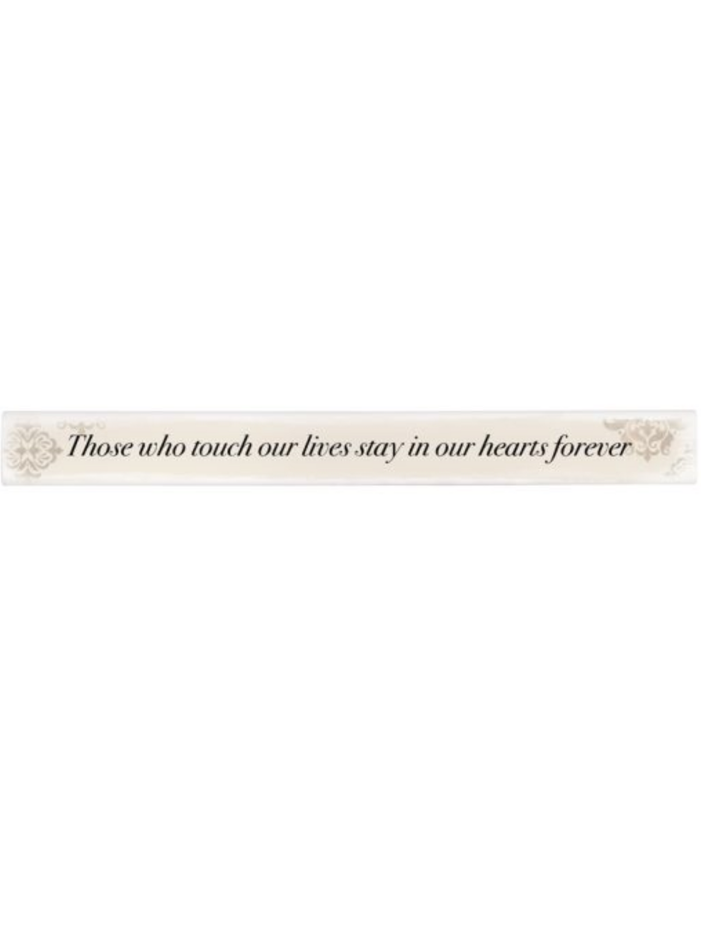 Wooden Bereavement Skinny Block Decor
