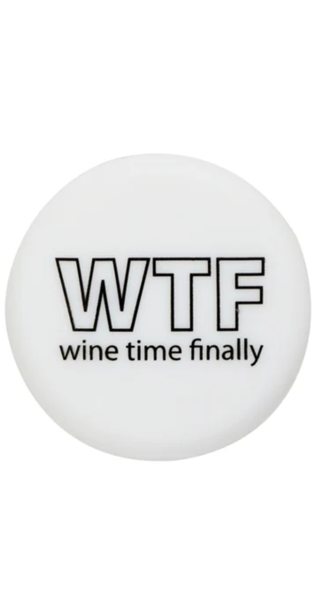 Wine Bottle Stopper Cap New Capabunga Black Trailer Full of Wine