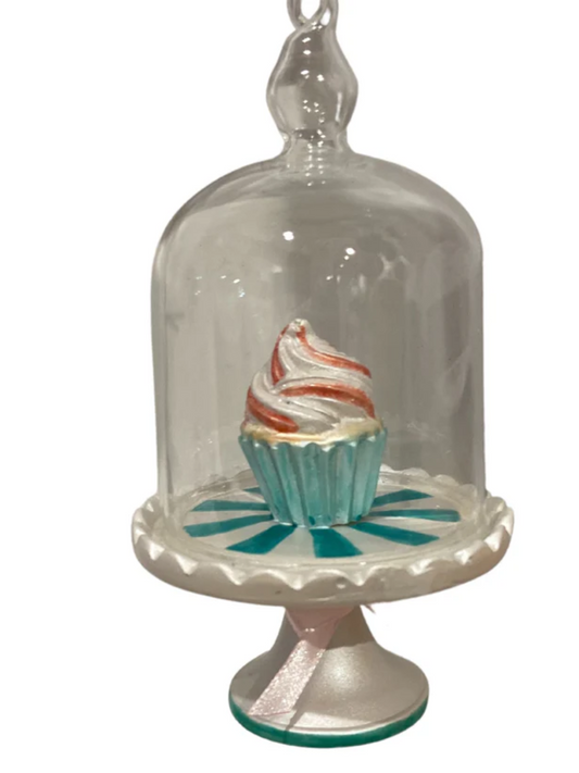 Cupcake Cake Plate Ornament