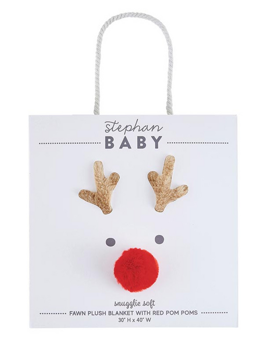 Christmas Baby Blankets Gift Boxed Snugglie Soft Plush Blanket