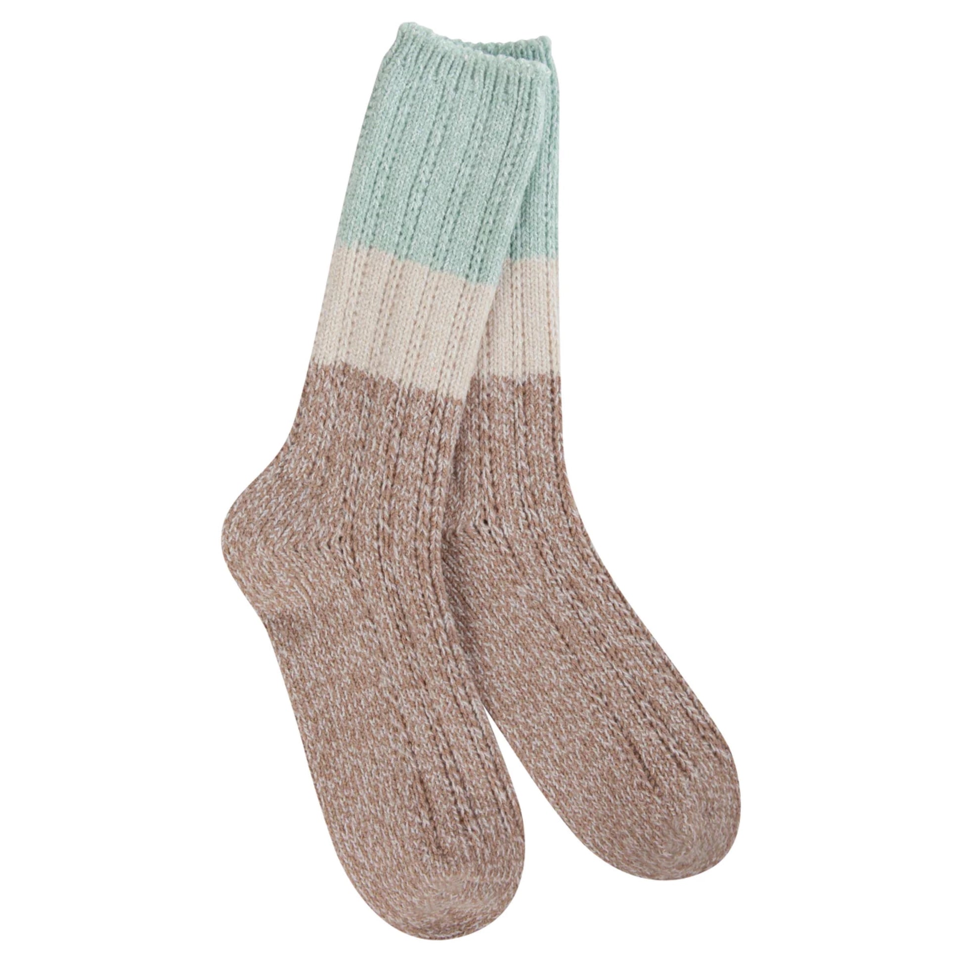 Weekend Collection Pointelle Crew Socks Frosty Multi-917