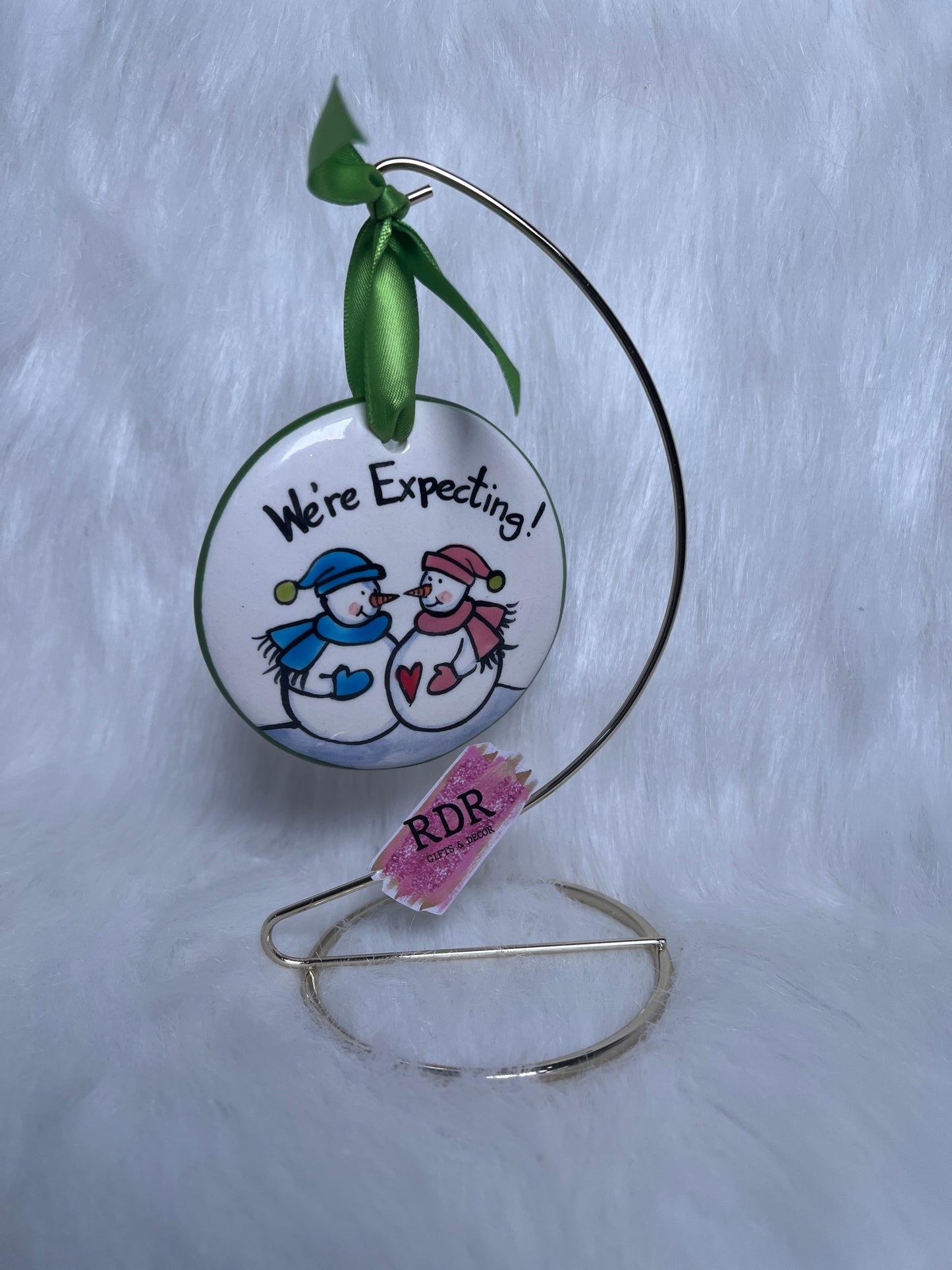 Nola Watkins Friends And Family Round Hand Painted Ornament