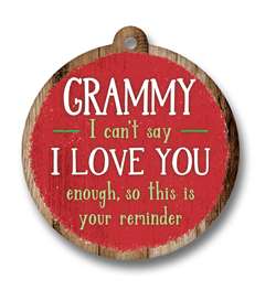 Love Reminder 4" Round Ornament