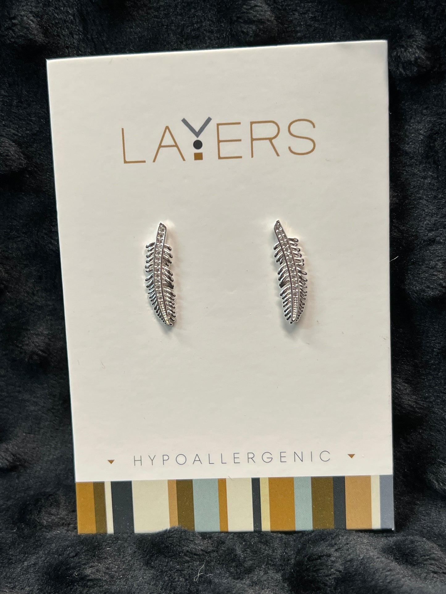 Layers Silver-tone Earrings