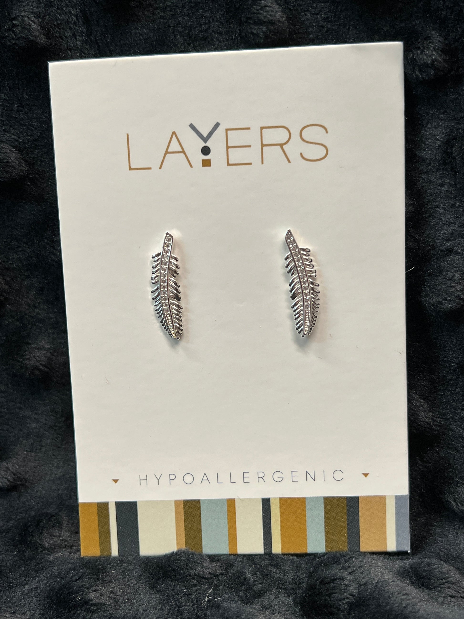 Layers Silver-tone Earrings