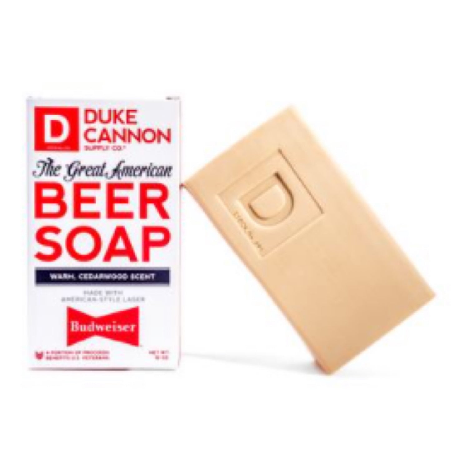 Duke Cannon Great American Budweiser Beer Soap