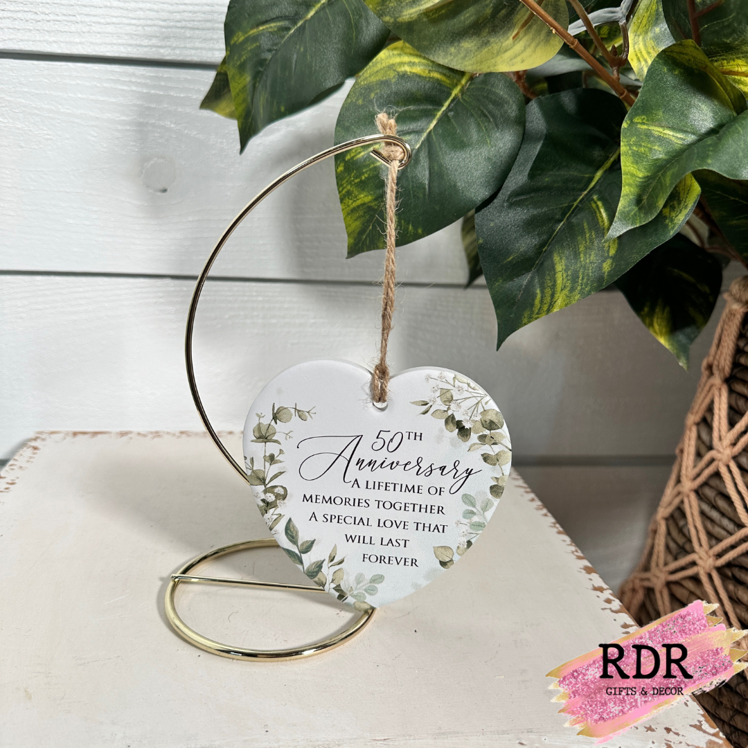 Ceramic Heart Ornament