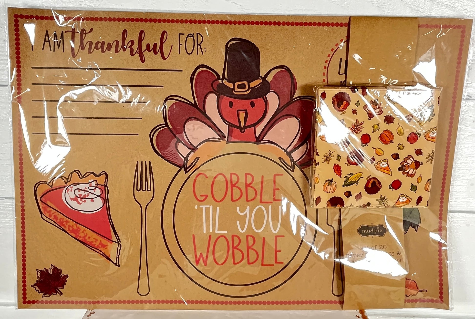 Thanksgiving Napkin and Place Setting Set