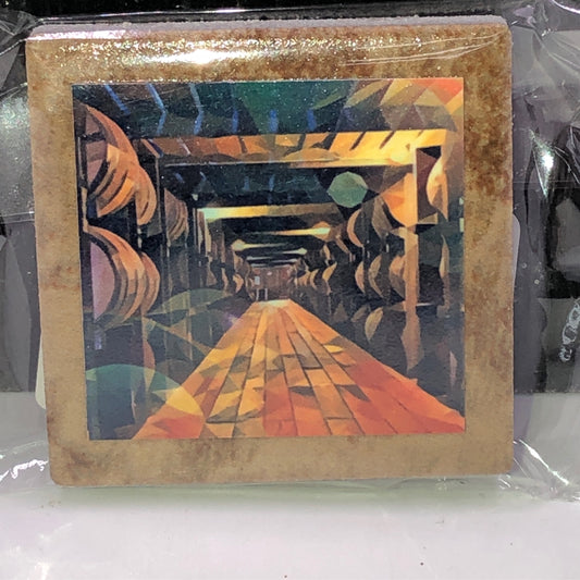 Bourbon Rick House Ceramic Magnet