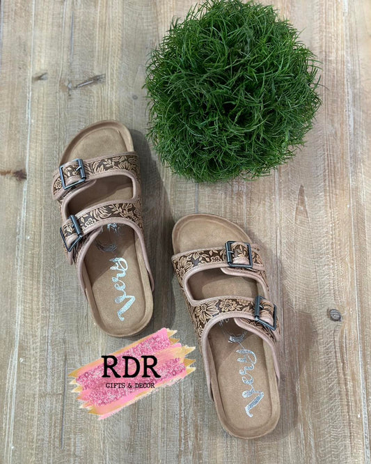 Very G Berry Light Tan Sandals