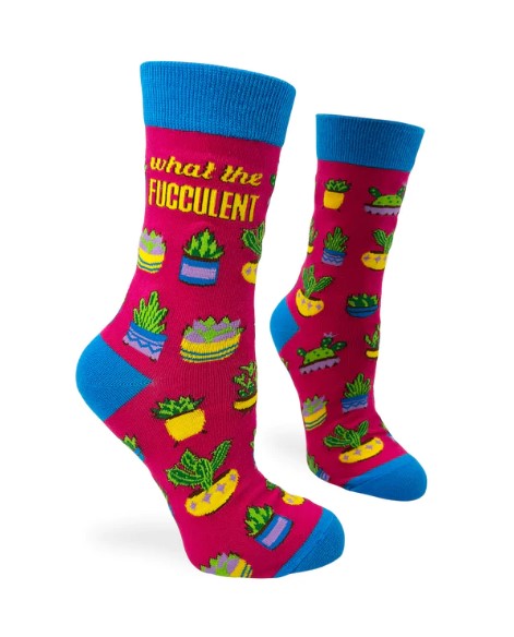 What the Fucculent Women's Crew Socks